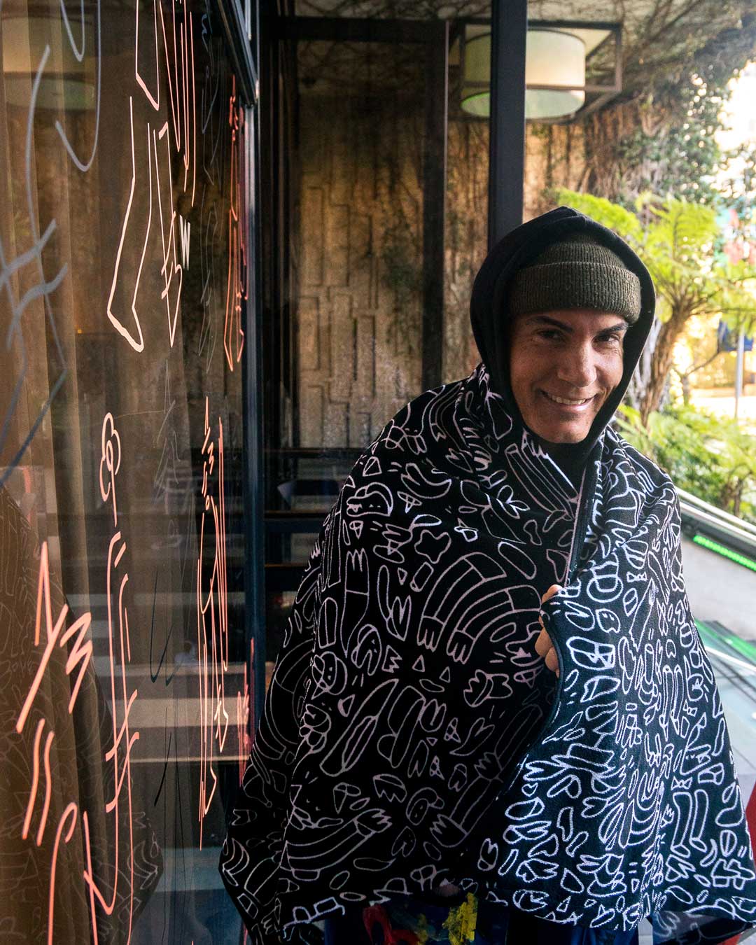 Lucas Beaufort Gets LEUS With Signature Towel