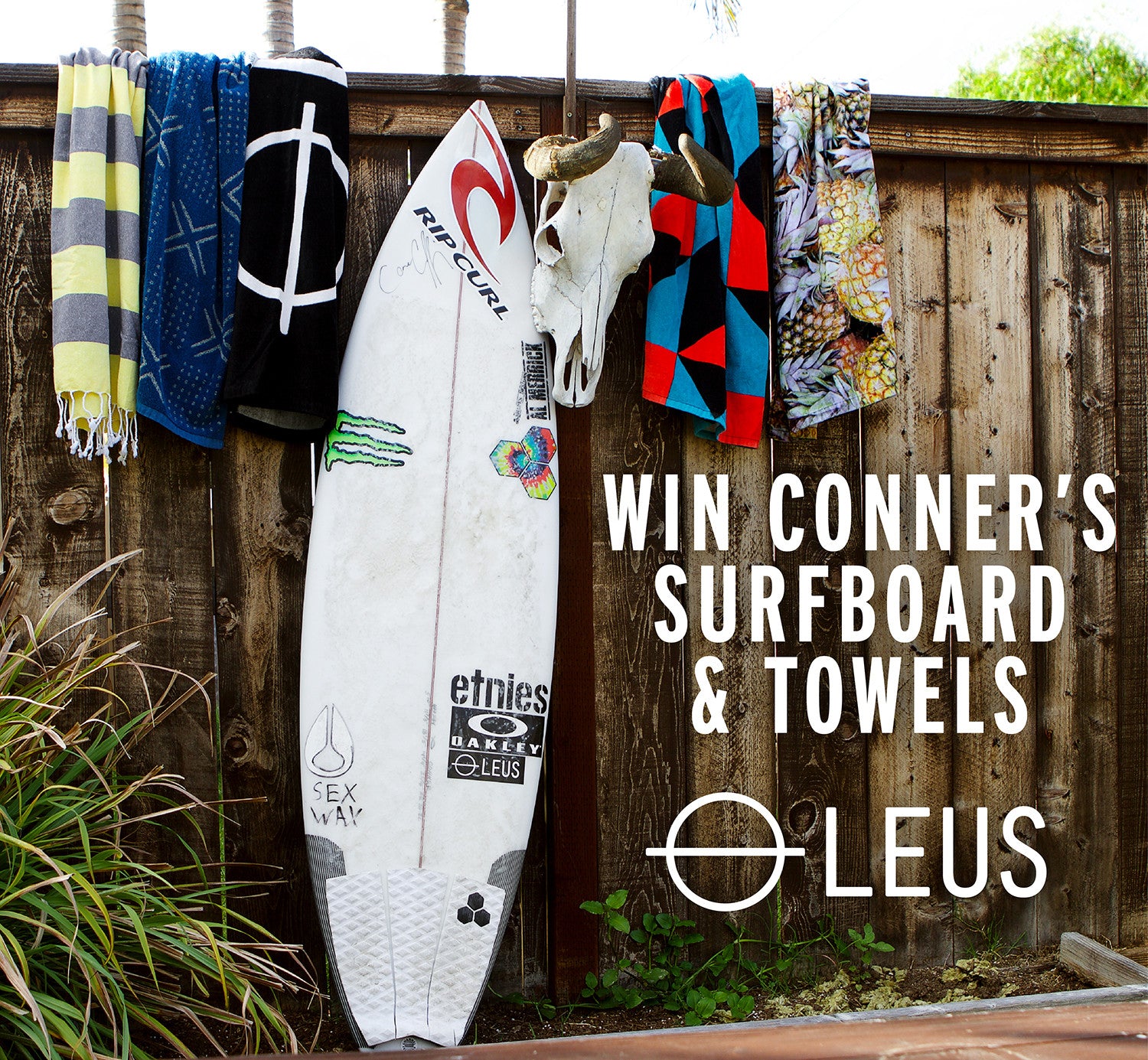 Win A Signed Channel Islands Conner Coffin Surfboard + LEUS Towels