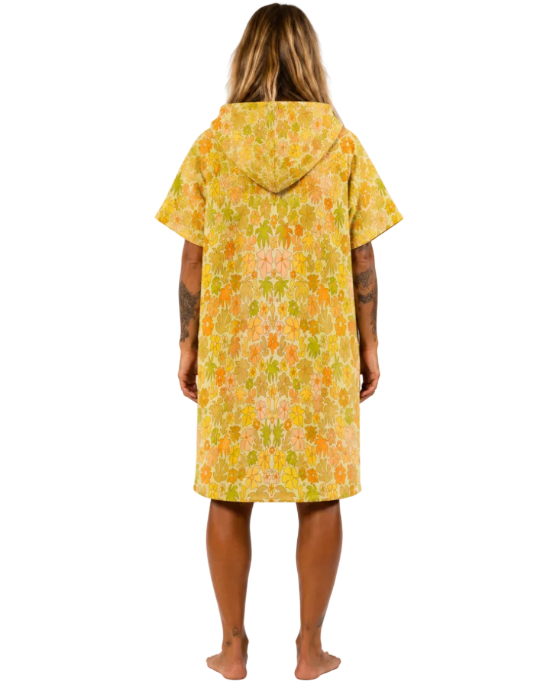 LEUS x Surfy Birdy Flower Power Poncho | Retro Surf Changing Poncho