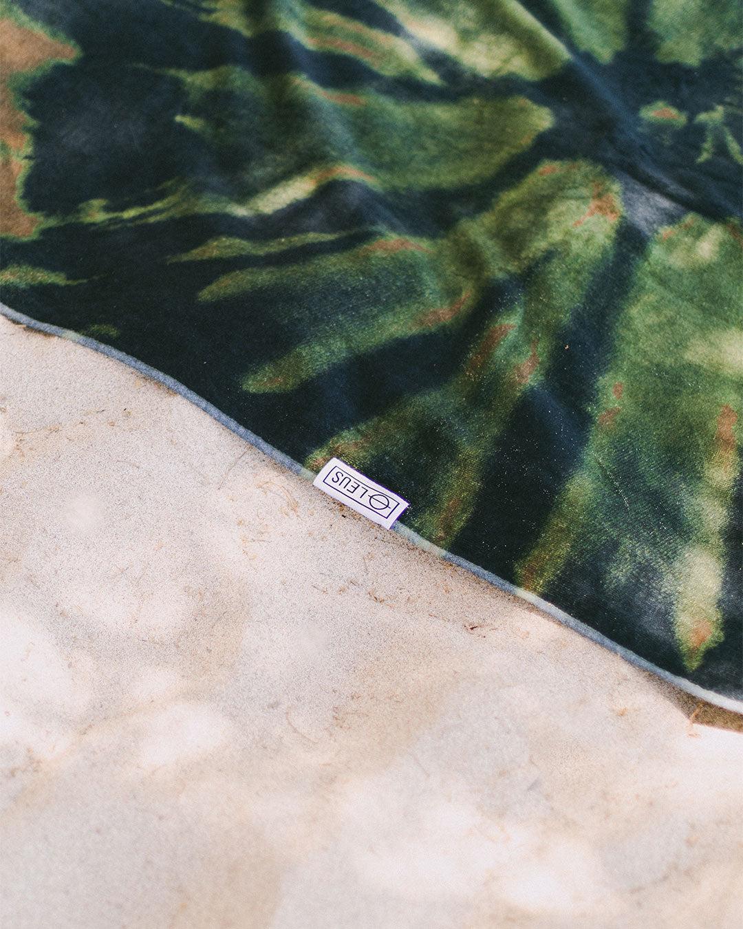 Leus Beach Eco Towel | Tie Dye Camo | Campman