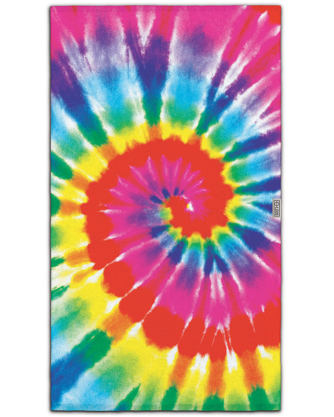 Tie Dye Rainbow Beach ECO Towel - LEUS