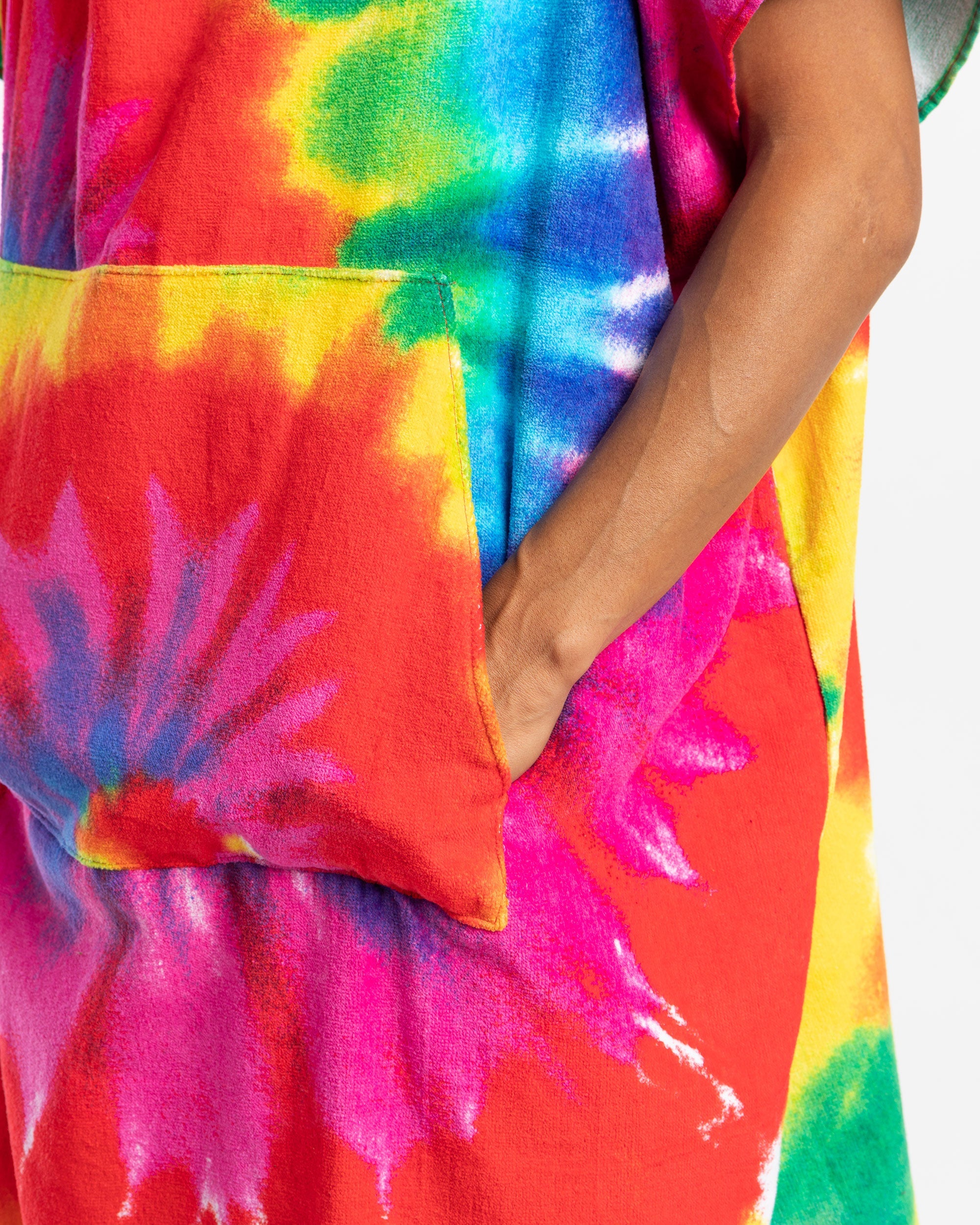 Poncho De Bain Enfant à Capuche Lukery - Serviette Plage Imprimée Monde Marin - Idéal Natation Et Vacances