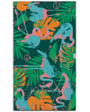 Flora & Flamingo Beach Towel - LEUS Towels